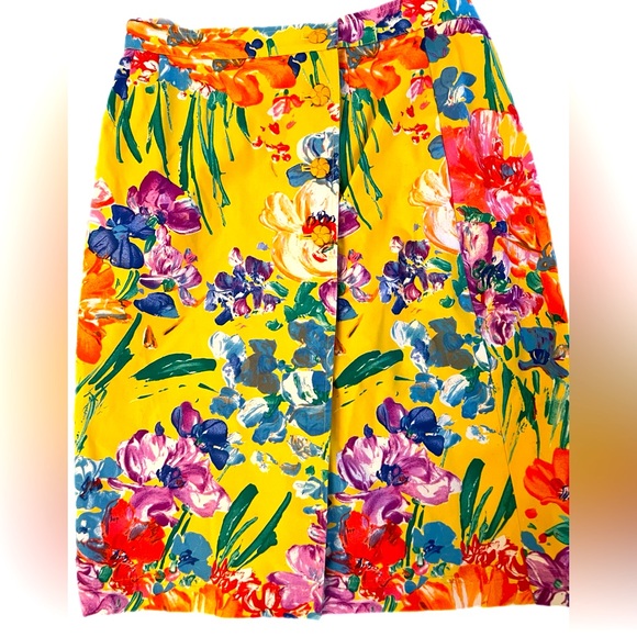 UNGARO🇮🇹 Vintage 1980s Italien Designer Double Breasted Skirt suit 🌹 - Picture 2 of 15